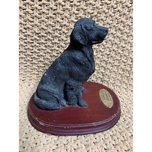 Living Stone‎ Golden Retriever Dog Figurine Statue 1995 Home Decor Collectible